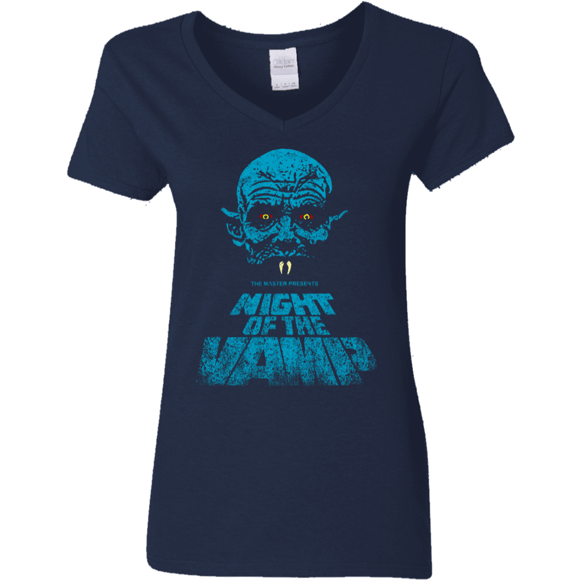 T-Shirts Navy / S Night Vamp Women's V-Neck T-Shirt