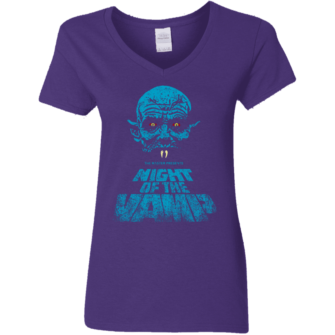 T-Shirts Purple / S Night Vamp Women's V-Neck T-Shirt