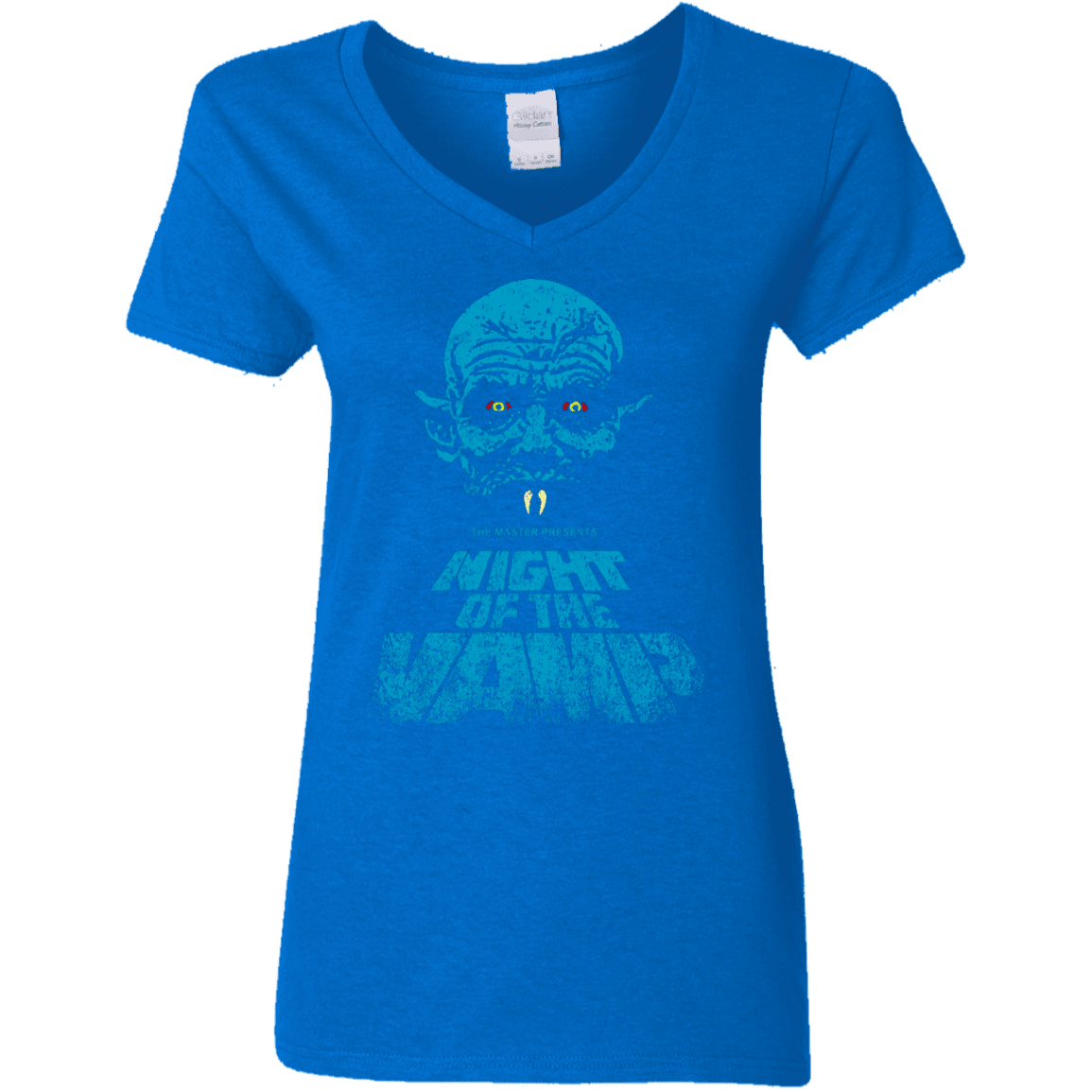 T-Shirts Royal / S Night Vamp Women's V-Neck T-Shirt