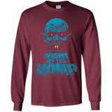 T-Shirts Maroon / YS Night Vamp Youth Long Sleeve T-Shirt