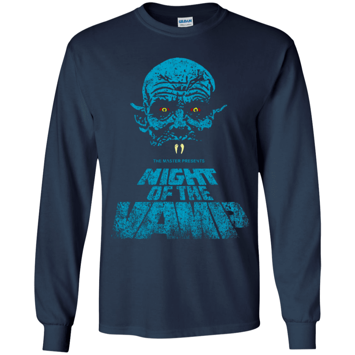 T-Shirts Navy / YS Night Vamp Youth Long Sleeve T-Shirt