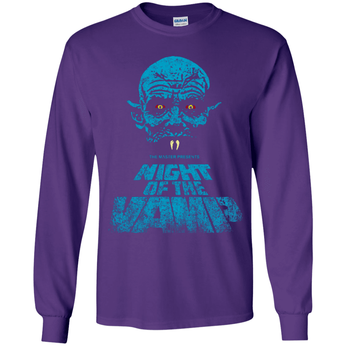T-Shirts Purple / YS Night Vamp Youth Long Sleeve T-Shirt
