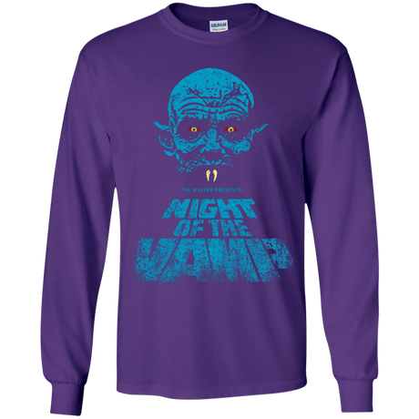 T-Shirts Purple / YS Night Vamp Youth Long Sleeve T-Shirt