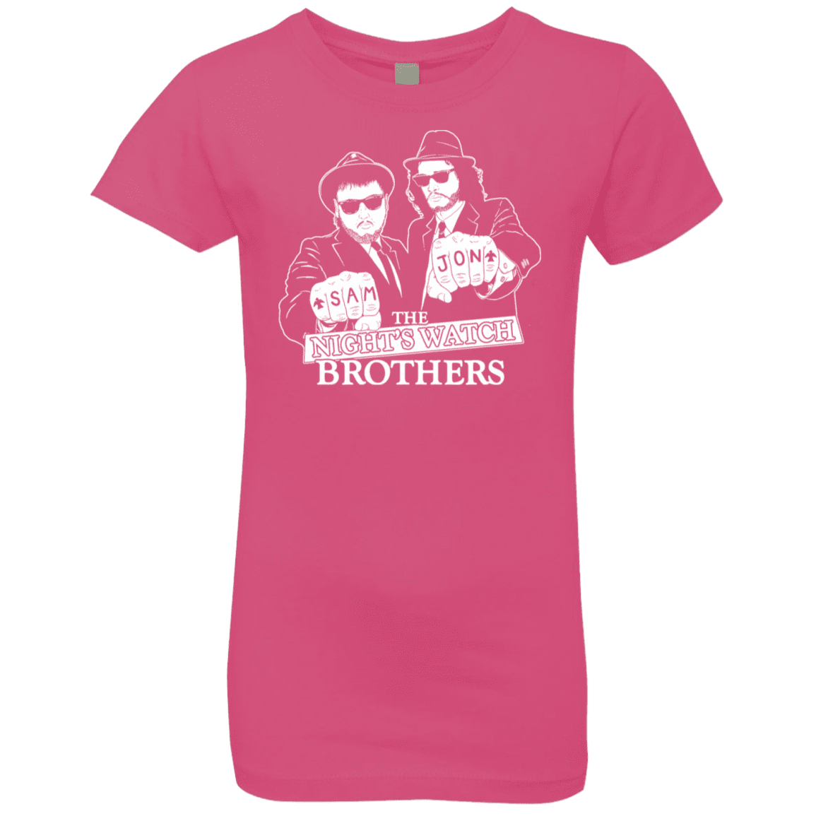 T-Shirts Hot Pink / YXS Night Watch Brothers Girls Premium T-Shirt