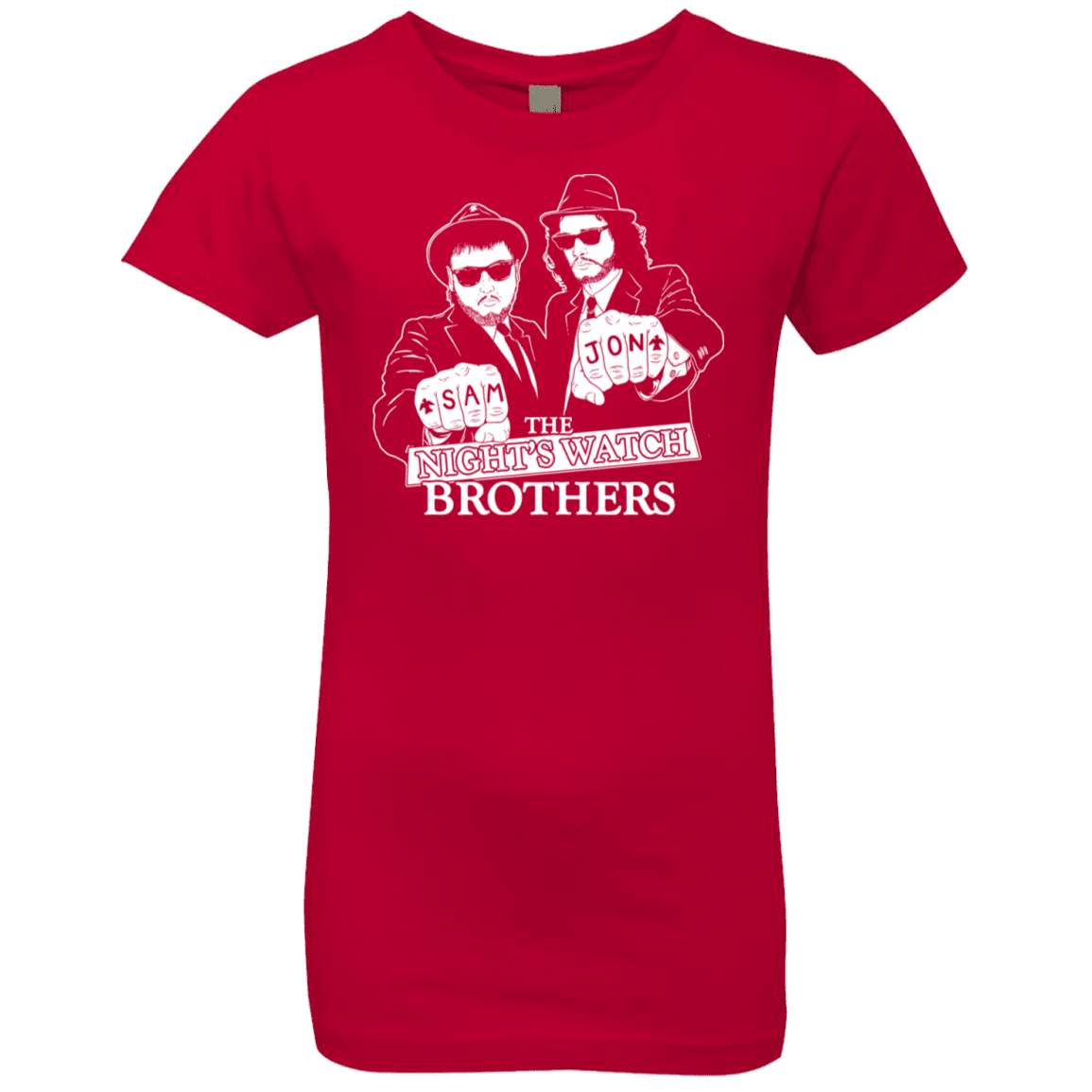 T-Shirts Red / YXS Night Watch Brothers Girls Premium T-Shirt