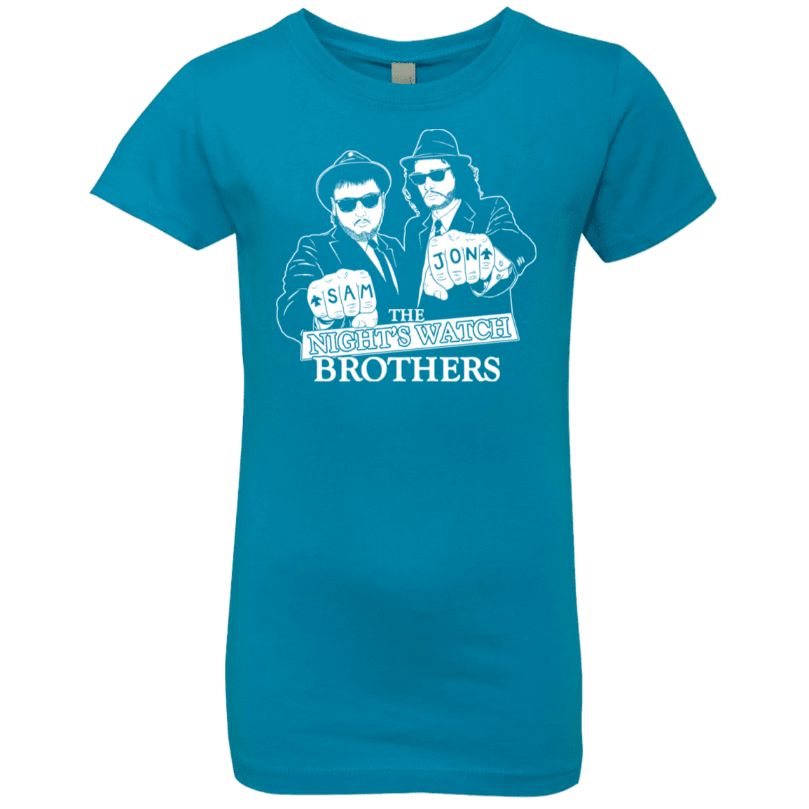 T-Shirts Turquoise / YXS Night Watch Brothers Girls Premium T-Shirt
