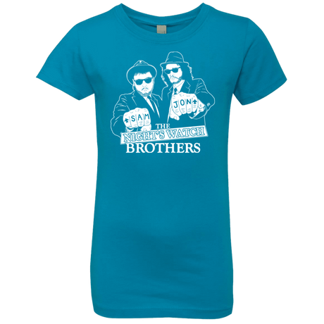 T-Shirts Turquoise / YXS Night Watch Brothers Girls Premium T-Shirt
