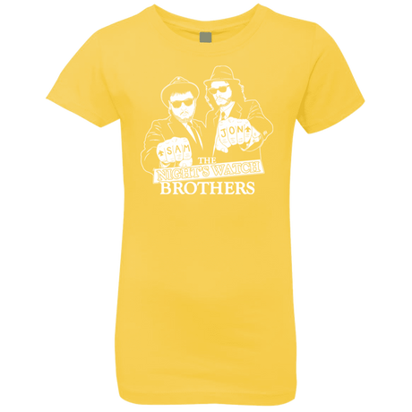 T-Shirts Vibrant Yellow / YXS Night Watch Brothers Girls Premium T-Shirt