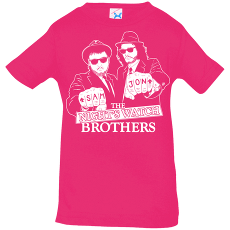T-Shirts Hot Pink / 6 Months Night Watch Brothers Infant Premium T-Shirt