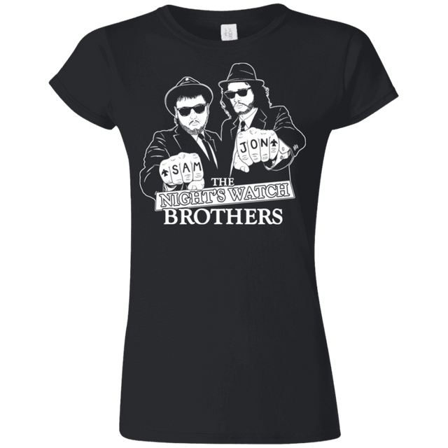 T-Shirts Black / S Night Watch Brothers Junior Slimmer-Fit T-Shirt