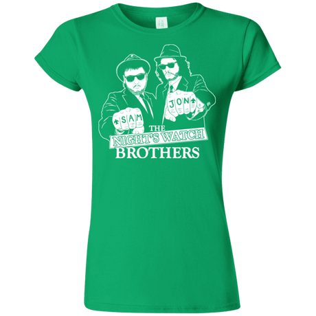 T-Shirts Irish Green / S Night Watch Brothers Junior Slimmer-Fit T-Shirt