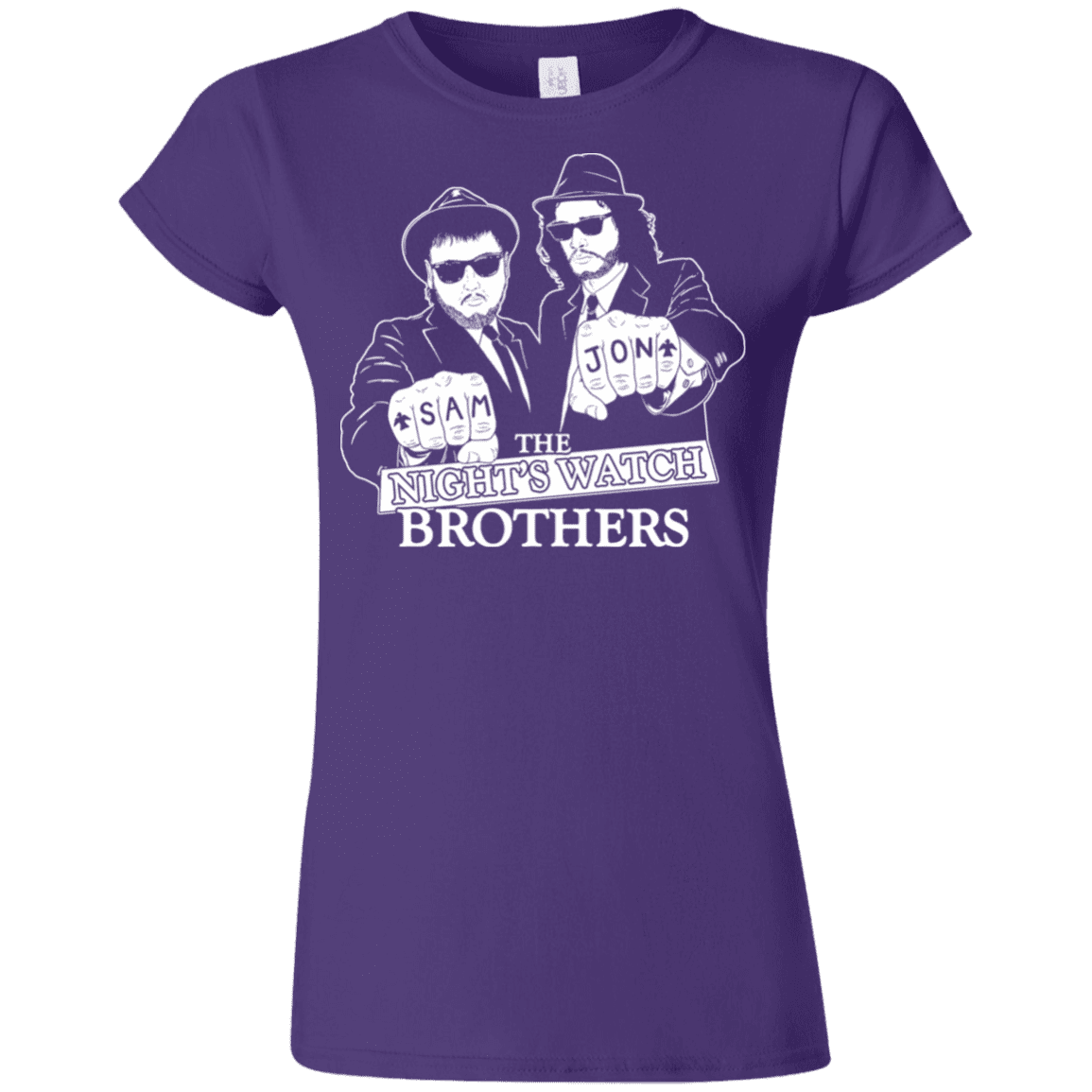 T-Shirts Purple / S Night Watch Brothers Junior Slimmer-Fit T-Shirt