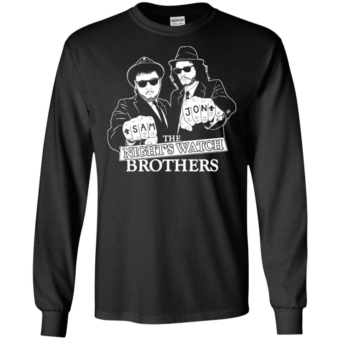 T-Shirts Black / S Night Watch Brothers Men's Long Sleeve T-Shirt