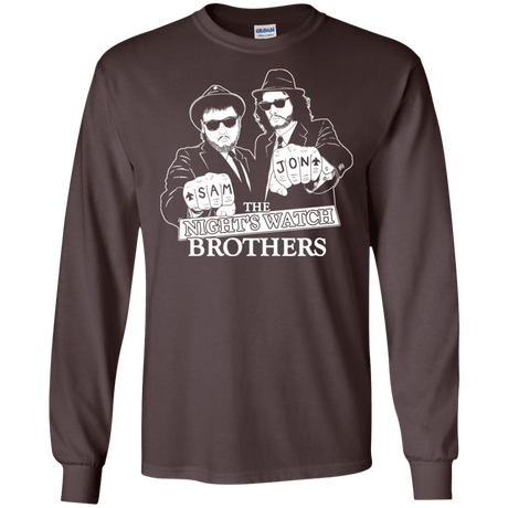 T-Shirts Dark Chocolate / S Night Watch Brothers Men's Long Sleeve T-Shirt