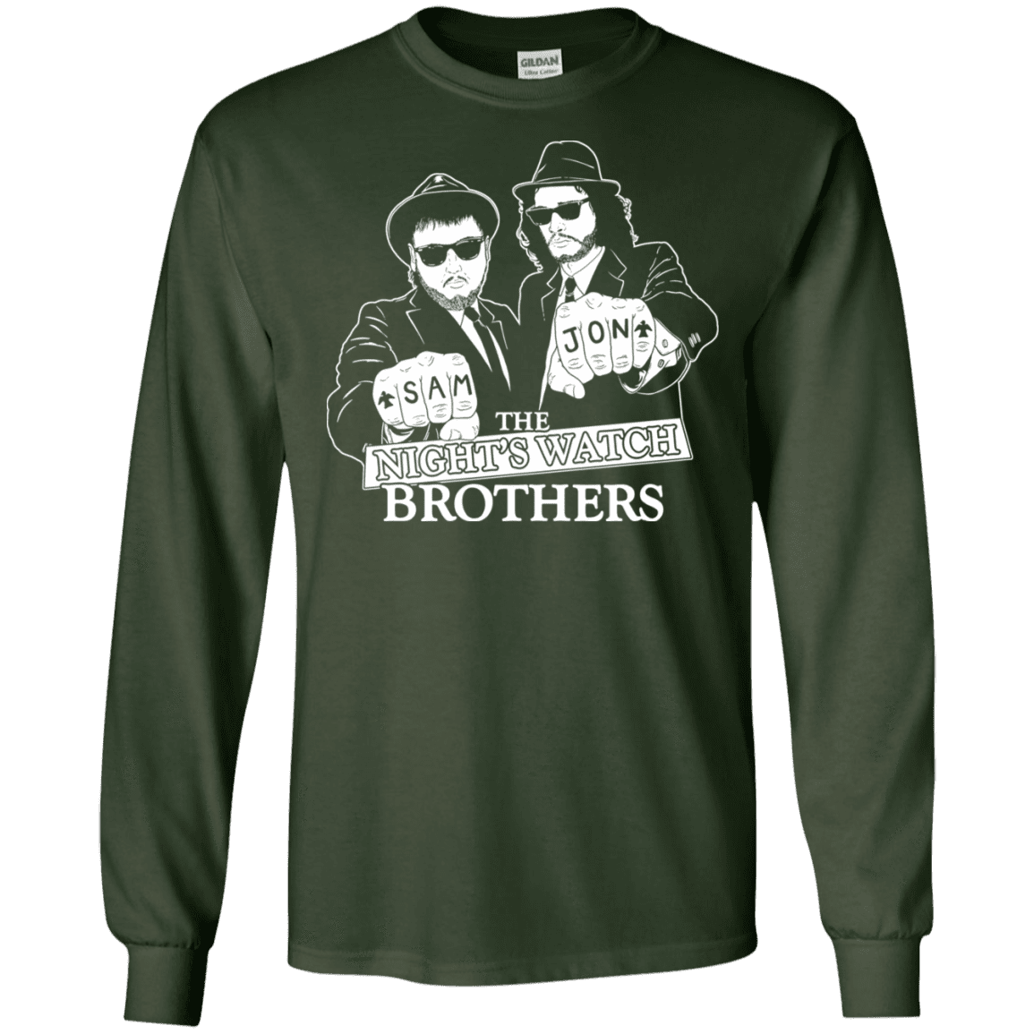 T-Shirts Forest Green / S Night Watch Brothers Men's Long Sleeve T-Shirt