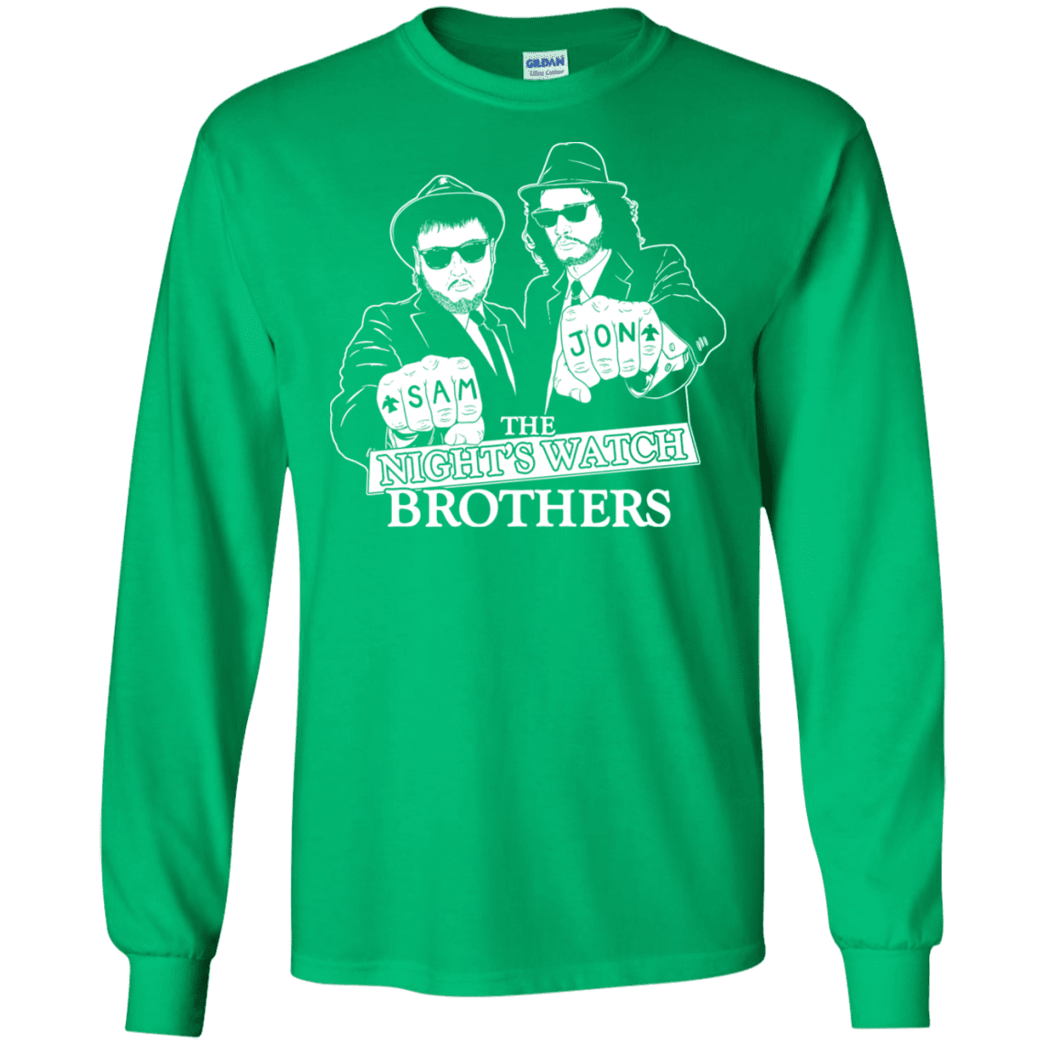 T-Shirts Irish Green / S Night Watch Brothers Men's Long Sleeve T-Shirt