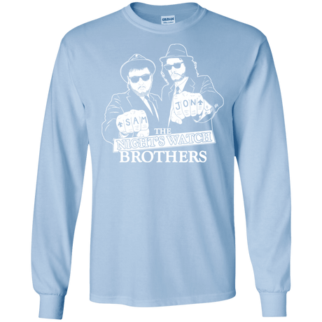 T-Shirts Light Blue / S Night Watch Brothers Men's Long Sleeve T-Shirt