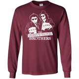 T-Shirts Maroon / S Night Watch Brothers Men's Long Sleeve T-Shirt