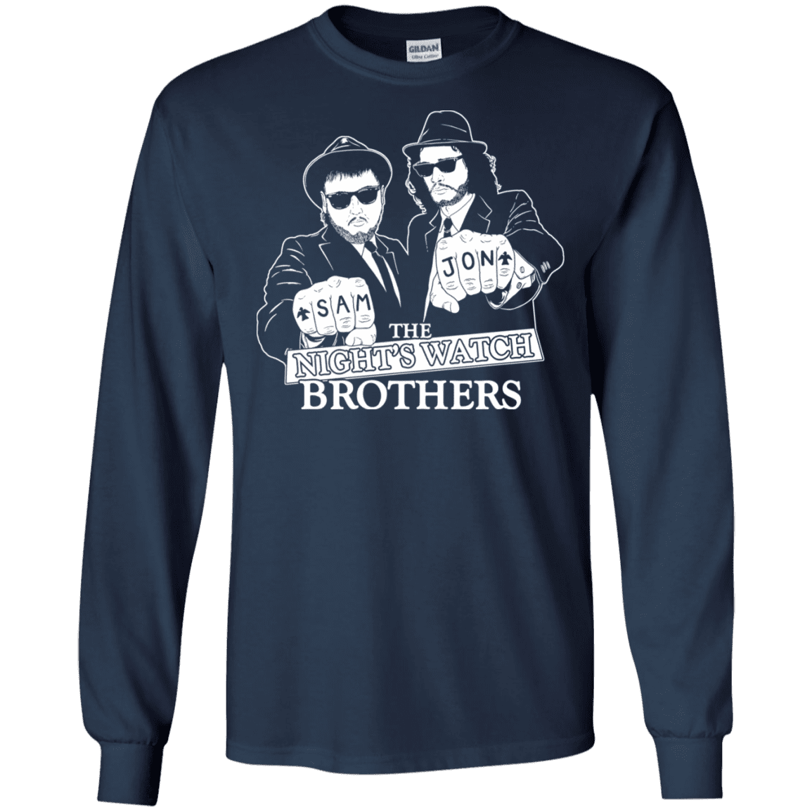 T-Shirts Navy / S Night Watch Brothers Men's Long Sleeve T-Shirt