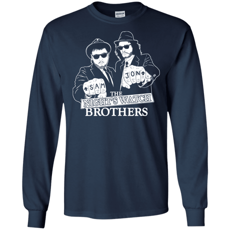 T-Shirts Navy / S Night Watch Brothers Men's Long Sleeve T-Shirt