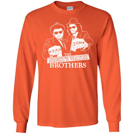 T-Shirts Orange / S Night Watch Brothers Men's Long Sleeve T-Shirt