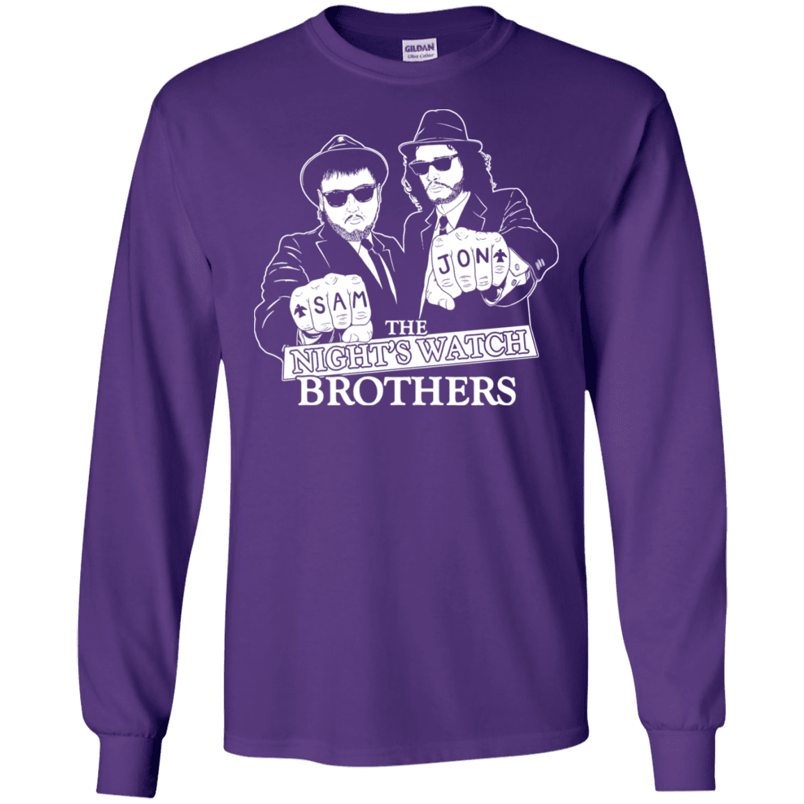 T-Shirts Purple / S Night Watch Brothers Men's Long Sleeve T-Shirt