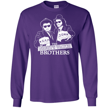 T-Shirts Purple / S Night Watch Brothers Men's Long Sleeve T-Shirt