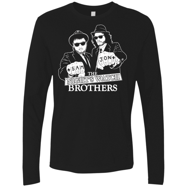 T-Shirts Black / S Night Watch Brothers Men's Premium Long Sleeve