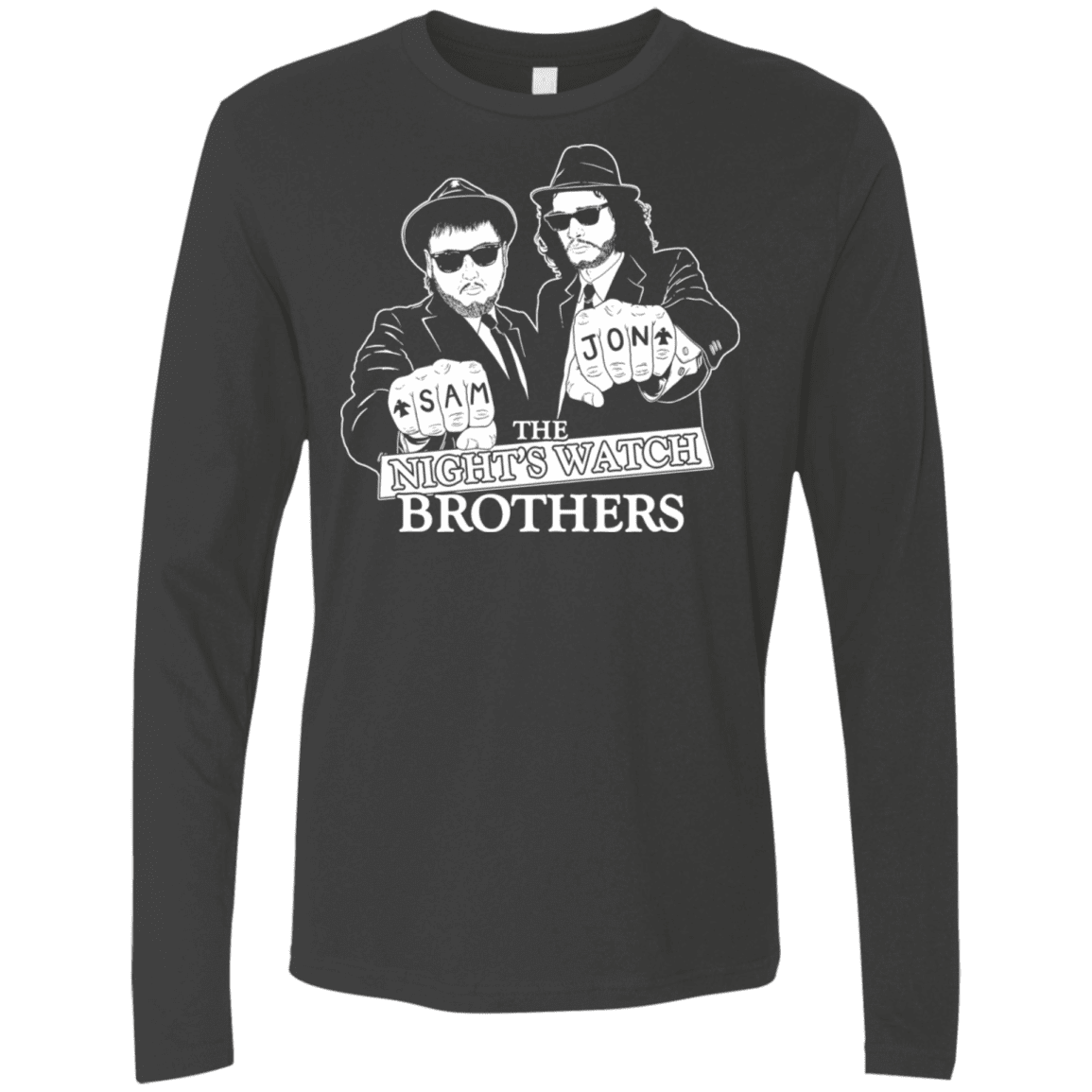 T-Shirts Heavy Metal / S Night Watch Brothers Men's Premium Long Sleeve