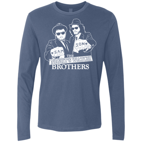 T-Shirts Indigo / S Night Watch Brothers Men's Premium Long Sleeve