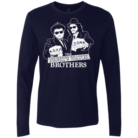 T-Shirts Midnight Navy / S Night Watch Brothers Men's Premium Long Sleeve