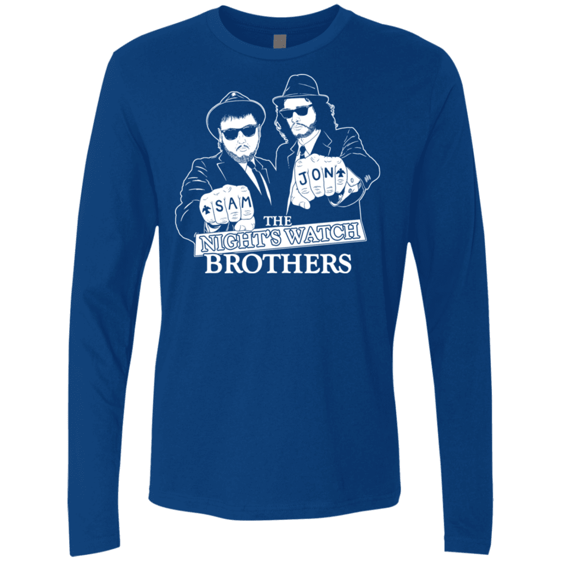 T-Shirts Royal / S Night Watch Brothers Men's Premium Long Sleeve