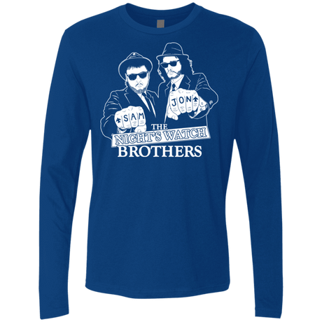 T-Shirts Royal / S Night Watch Brothers Men's Premium Long Sleeve