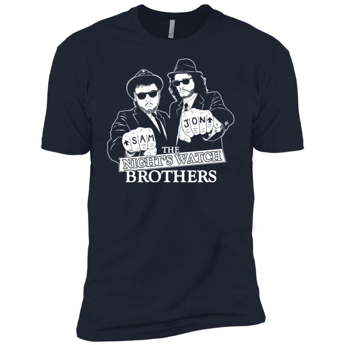 T-Shirts Midnight Navy / X-Small Night Watch Brothers Men's Premium T-Shirt