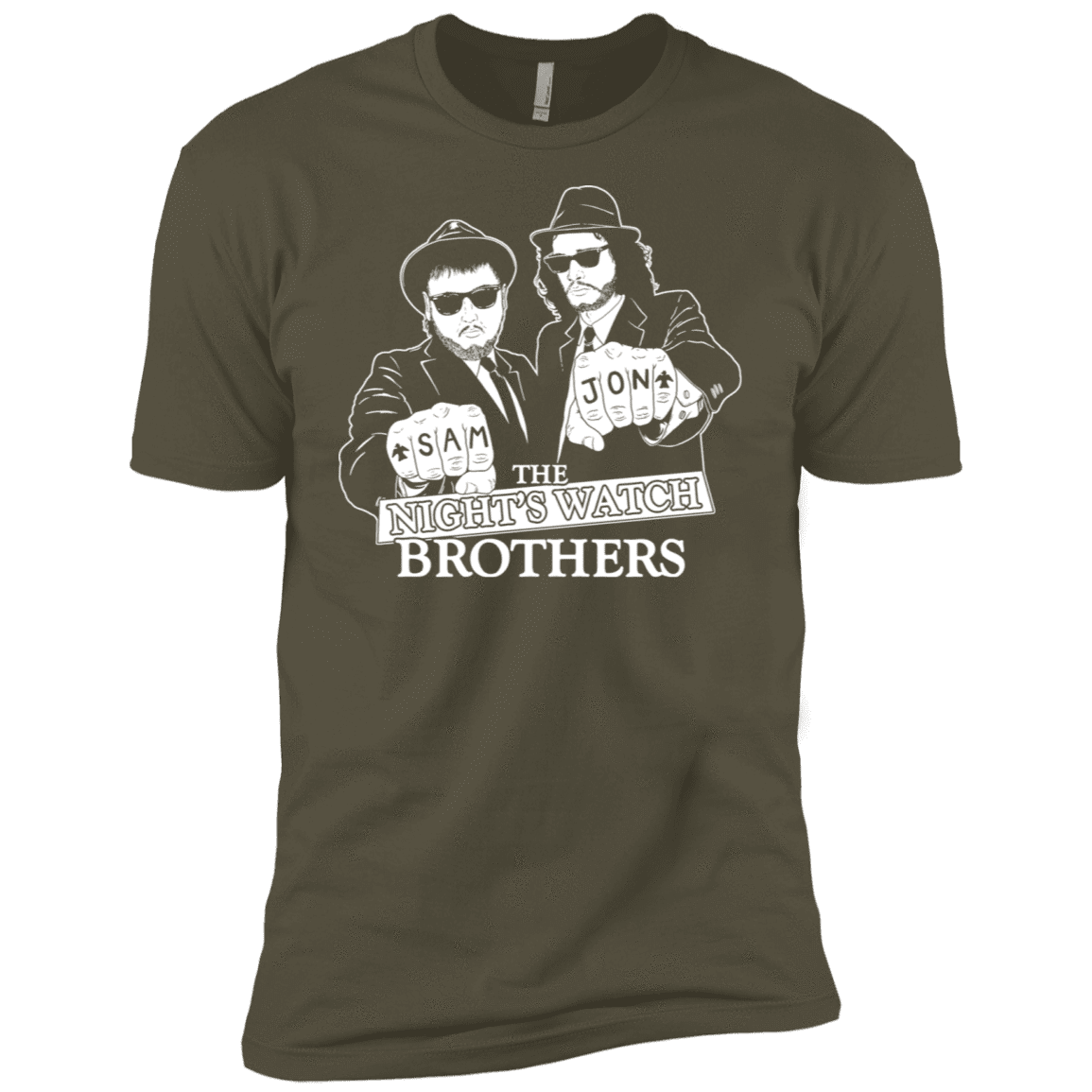 T-Shirts Military Green / X-Small Night Watch Brothers Men's Premium T-Shirt