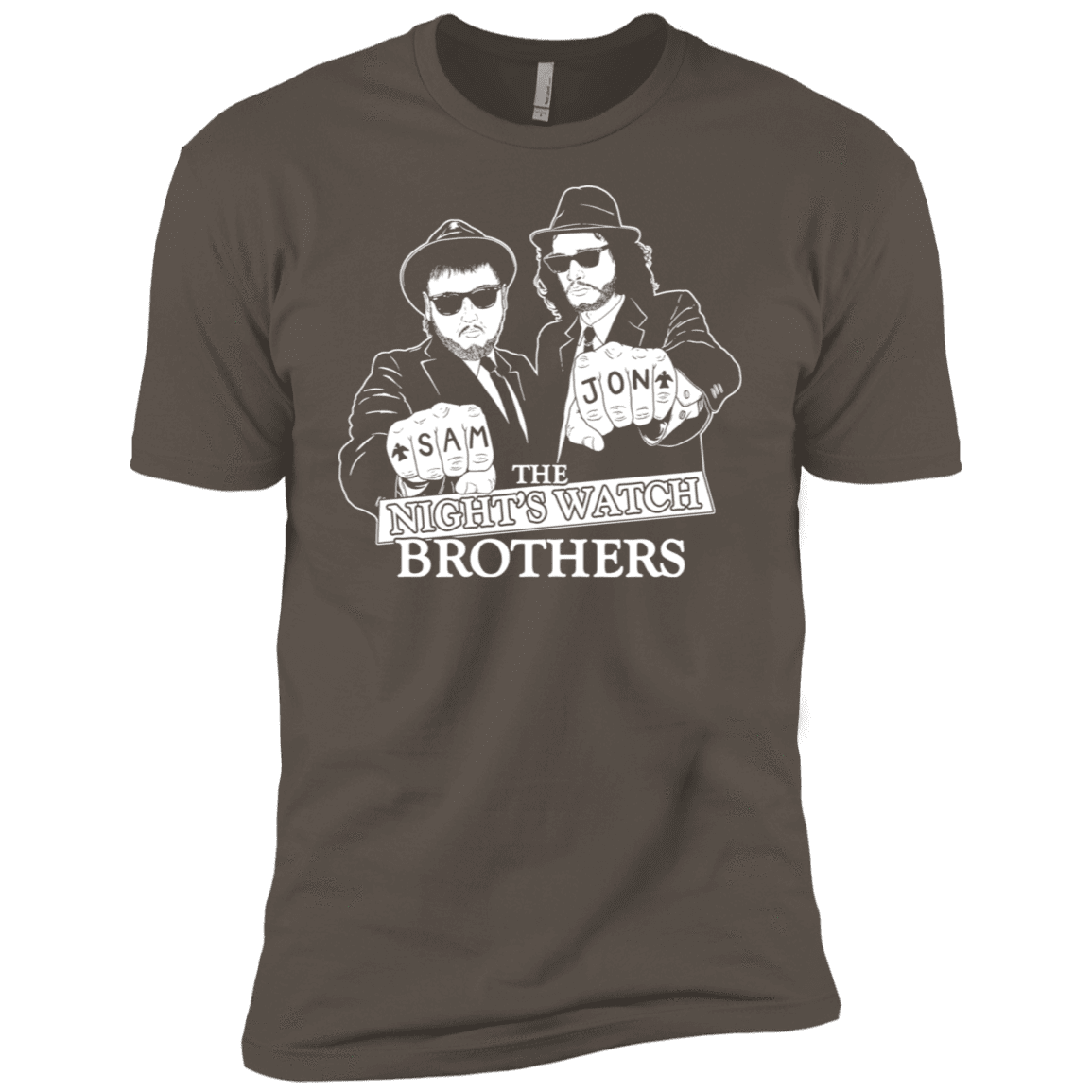T-Shirts Warm Grey / X-Small Night Watch Brothers Men's Premium T-Shirt