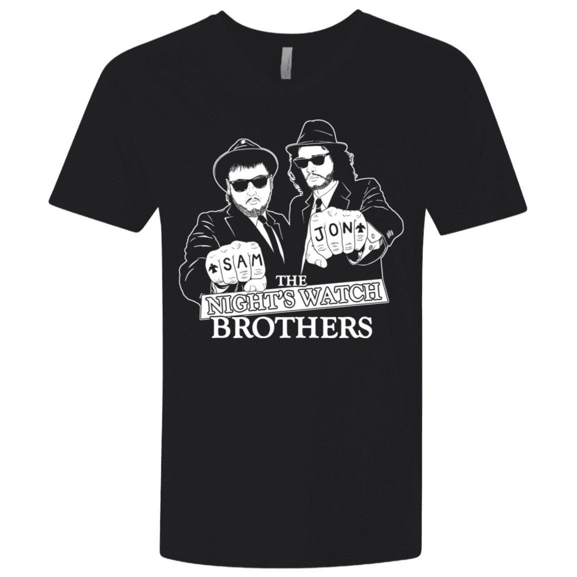 T-Shirts Black / X-Small Night Watch Brothers Men's Premium V-Neck