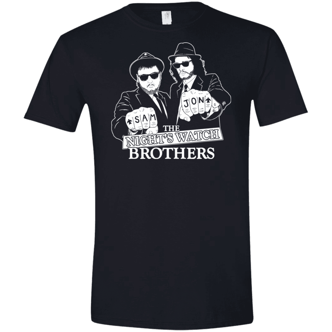 T-Shirts Black / X-Small Night Watch Brothers Men's Semi-Fitted Softstyle