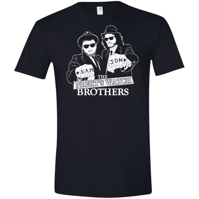 T-Shirts Black / X-Small Night Watch Brothers Men's Semi-Fitted Softstyle