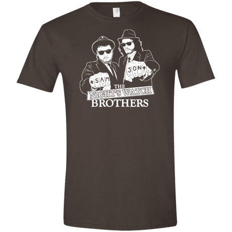T-Shirts Dark Chocolate / S Night Watch Brothers Men's Semi-Fitted Softstyle