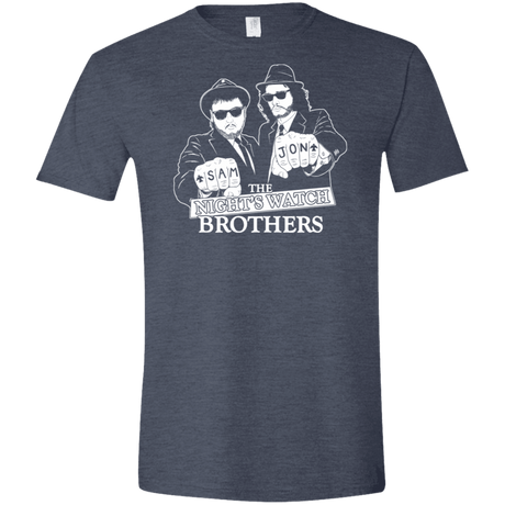 T-Shirts Heather Navy / S Night Watch Brothers Men's Semi-Fitted Softstyle