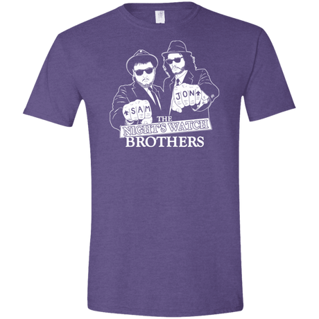 T-Shirts Heather Purple / S Night Watch Brothers Men's Semi-Fitted Softstyle