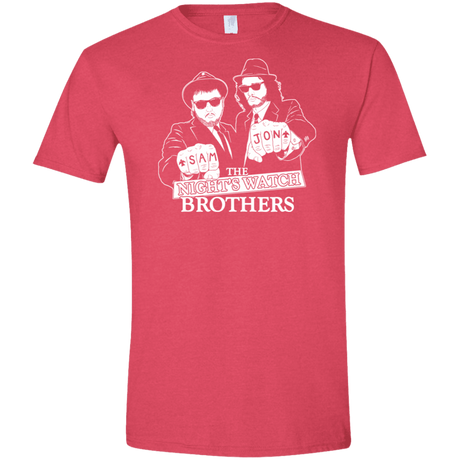 T-Shirts Heather Red / S Night Watch Brothers Men's Semi-Fitted Softstyle