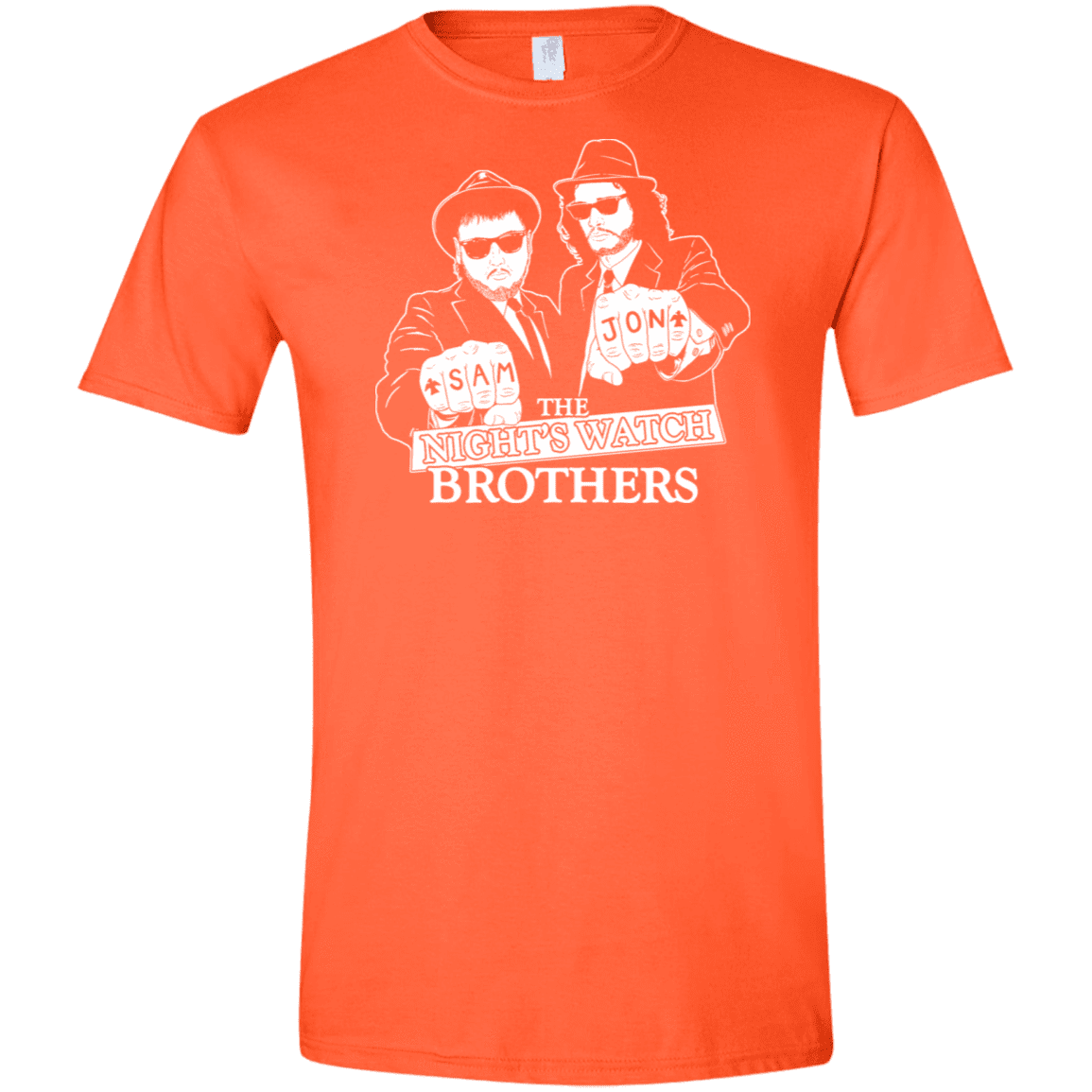 T-Shirts Orange / S Night Watch Brothers Men's Semi-Fitted Softstyle