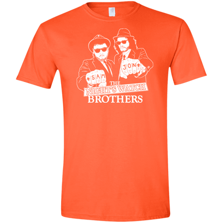 T-Shirts Orange / S Night Watch Brothers Men's Semi-Fitted Softstyle