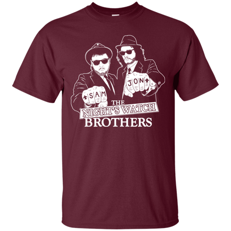 T-Shirts Maroon / S Night Watch Brothers T-Shirt