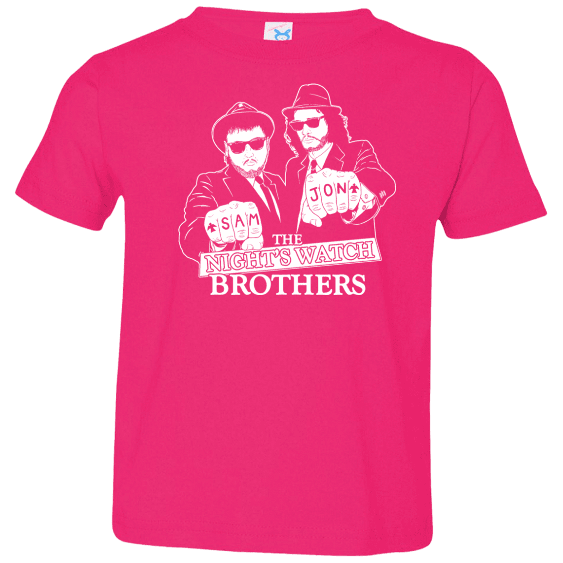 T-Shirts Hot Pink / 2T Night Watch Brothers Toddler Premium T-Shirt