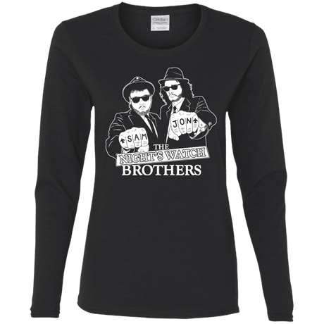 T-Shirts Black / S Night Watch Brothers Women's Long Sleeve T-Shirt