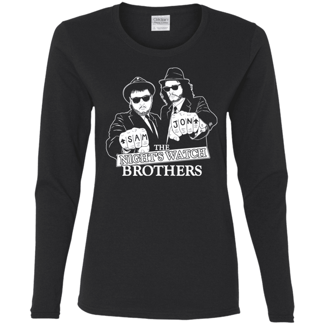 T-Shirts Black / S Night Watch Brothers Women's Long Sleeve T-Shirt