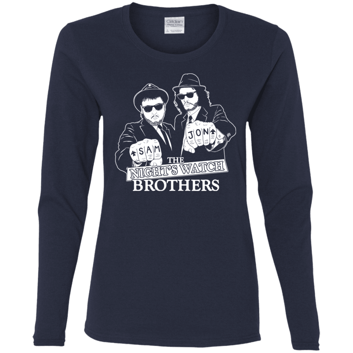 T-Shirts Navy / S Night Watch Brothers Women's Long Sleeve T-Shirt